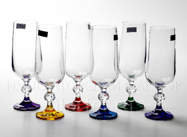 Набор фужеров для шампанского Арлекино 6/6 КлаудиаSTERNA
