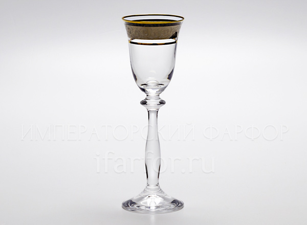 Набор рюмок для водки Цветочный орнамент 6/6 Анжела