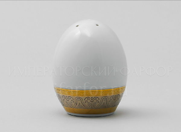 Salt cellar Wide platinum gold plated Opal
