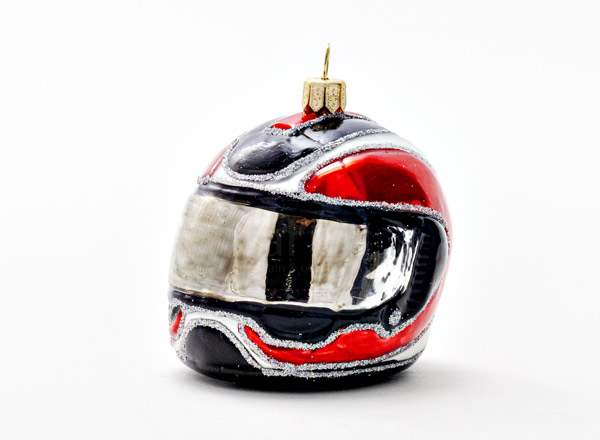 Christmas tree toy Motorcycle helmet