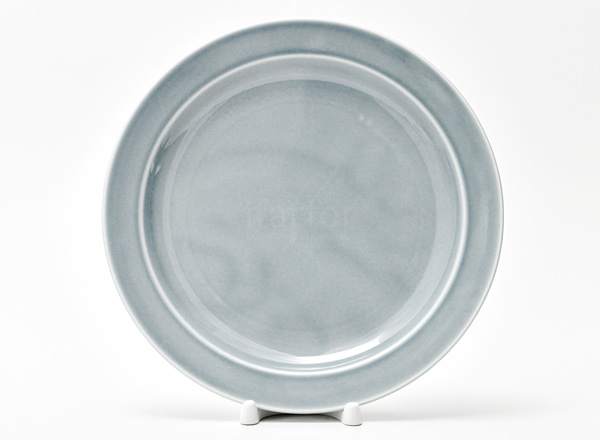 Plate shallow Watercolor (dark grey)