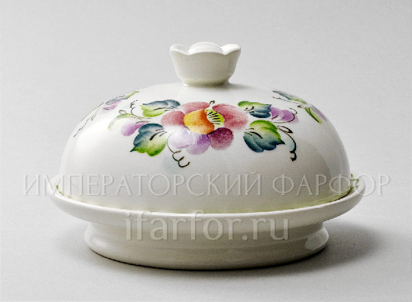 Plate with a lid Mood (flowers)