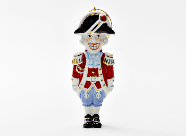 Christmas tree toy Big nutcracker Nutcracker salient colored