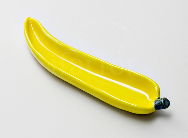 Plate for snacks Pepper hot yellow 