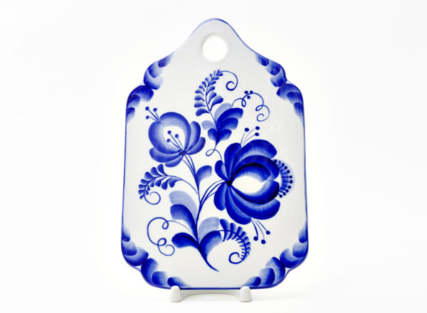 Board for cheese Gzhel 