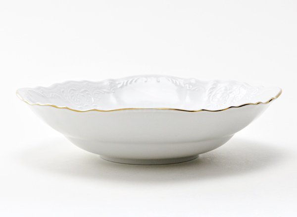 Salad bowl Bernadotte White Pattern Bernadotte