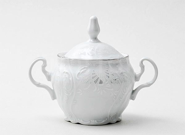 Sugar bowl Bernadotte Platinum Pattern Bernadotte