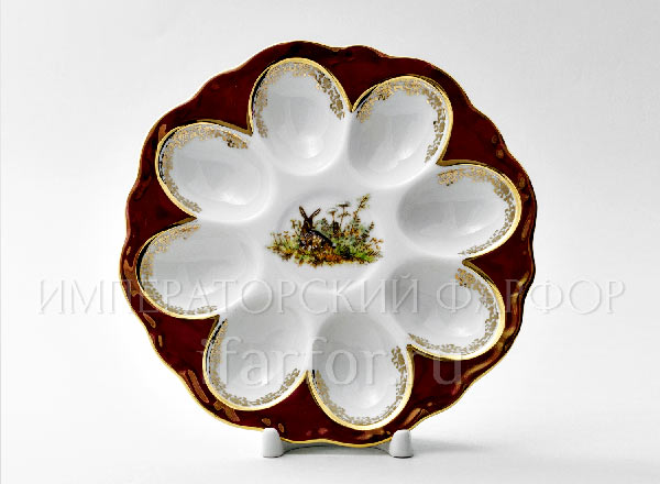 Поднос для яиц Охота Красная Корона Круглый лоток на 8 яиц