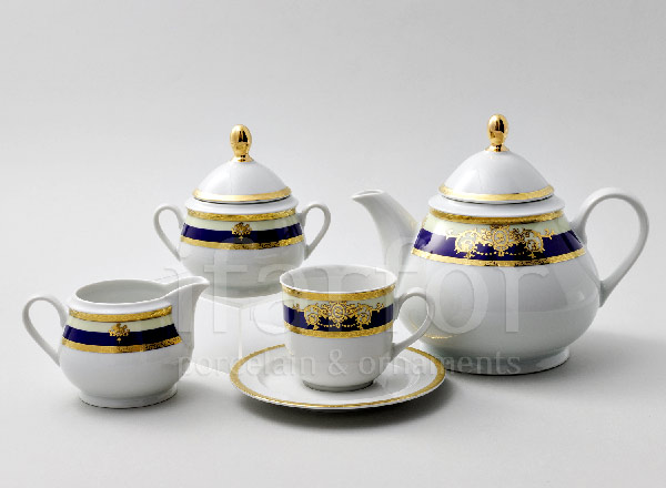 Tea Set Cobalt Tape 6/17 Yana