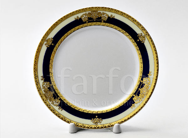 Plate dessert Cobalt Tape