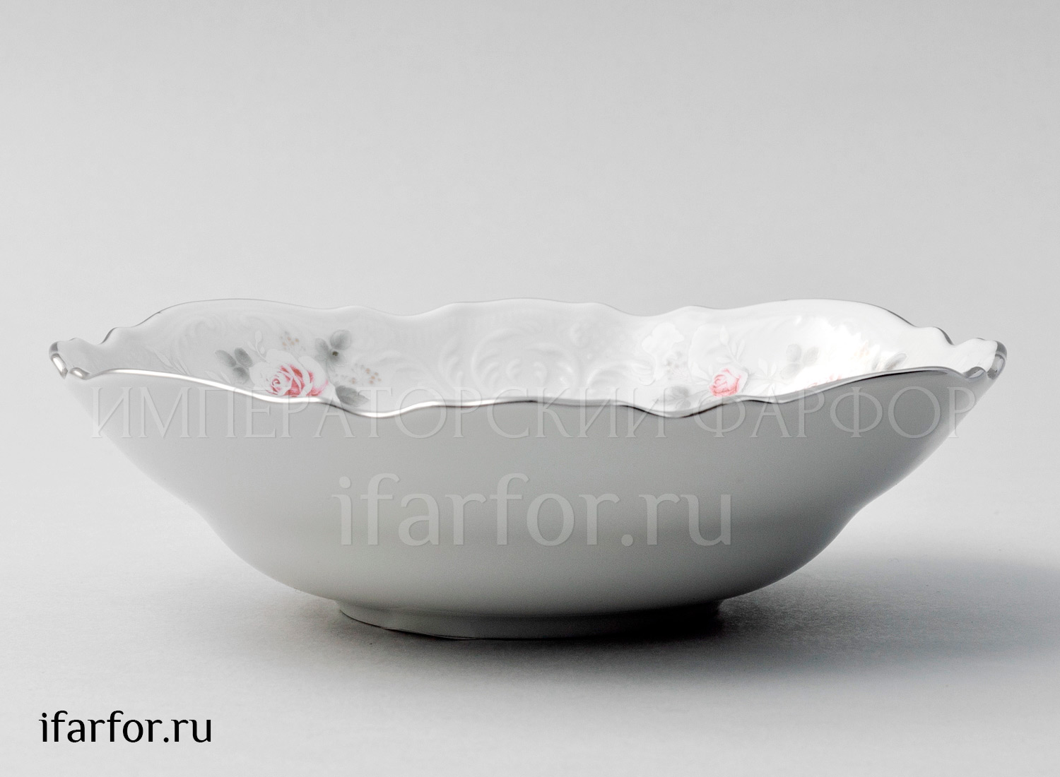 Salad bowl Bernadotte Gray Rose Platinum Bernadotte