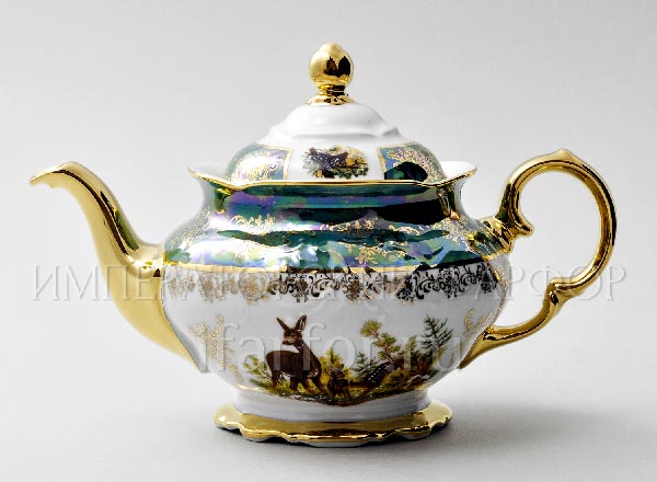 Чайник заварочный Охота Зеленая Фредерика