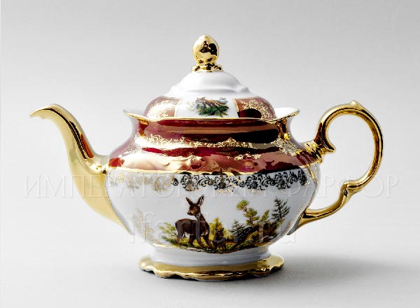 Teapot brewing Hunting Red Frederick