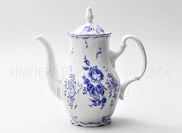 Кофейник Бернадотт Синие розы Бернадотт