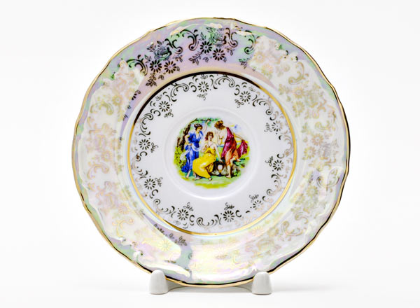 Saucer tea Madonna Mother of Pearl Maria Teresa