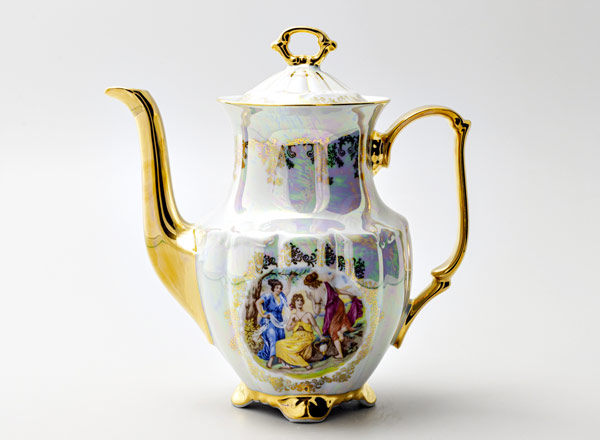 Coffe-pot Madonna Mother of Pearl Maria Teresa