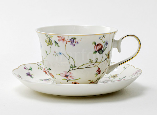 Чашка с блюдцем чайная Эмили Royal Classics