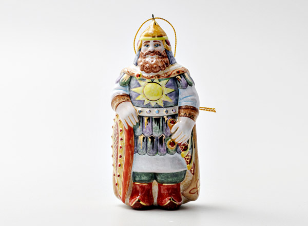 Christmas tree toy rnBogatyr The Tale of Tsar Saltan. Bogatyr