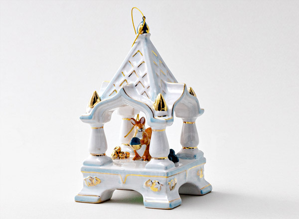 Christmas tree toy Squirrel in the mansion Squirrel in the Blue Tower