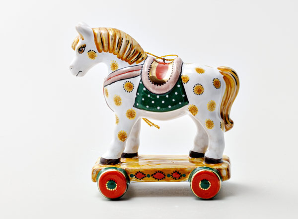 Christmas tree toy Wheel horse
