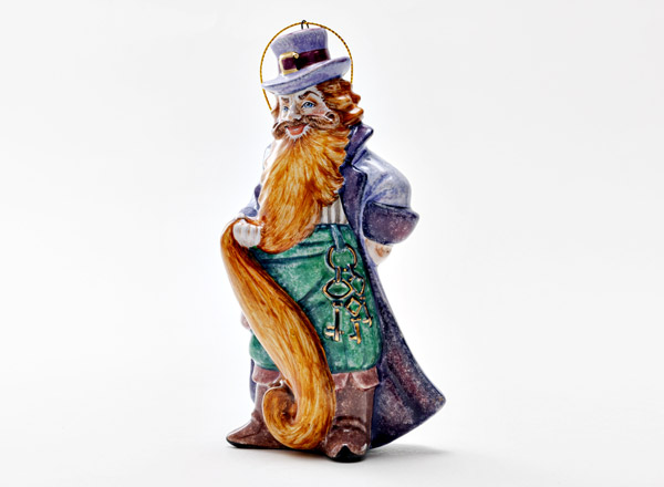 Christmas tree toy Golden Key. Karabas Barabas