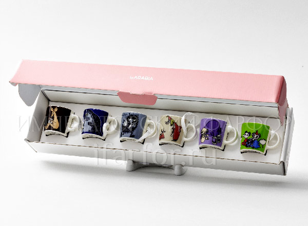 Set of mini mugs in a gift box Arabia MOOMIN 6/6 