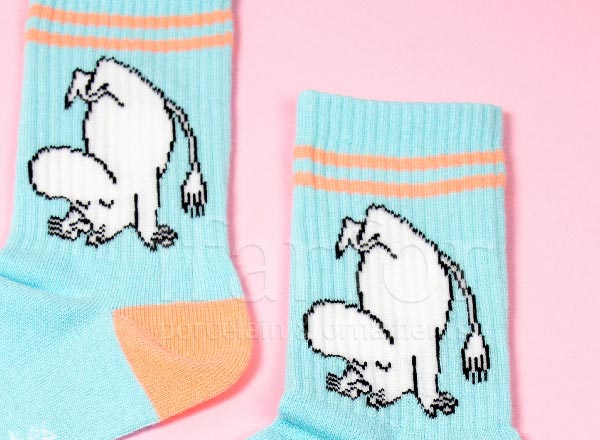 Socks women Retro Moomin Troll 