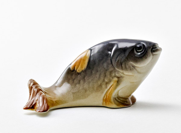 Sculpture Vobla small brown