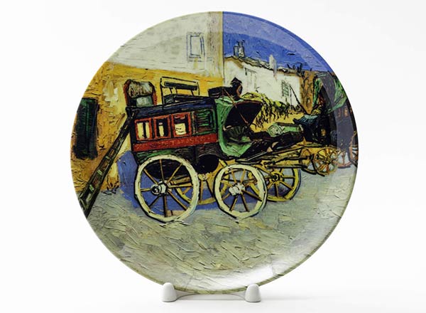 Decorative plate Vincent van Gogh Taraskonsky stagecoachrn
