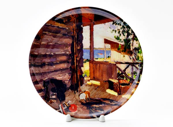 Декоративная тарелка Коровин Константин Алексеевич На Сенежском озере