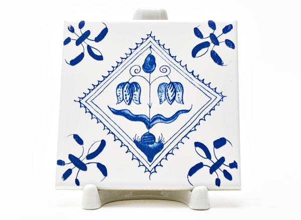 Изразец Голландский. Цветочный орнамент 1