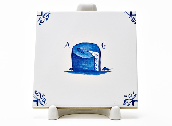 Tile Dutch. Cheese lovers 