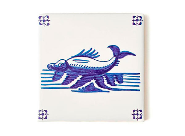 Tile Dutch. Fish 
