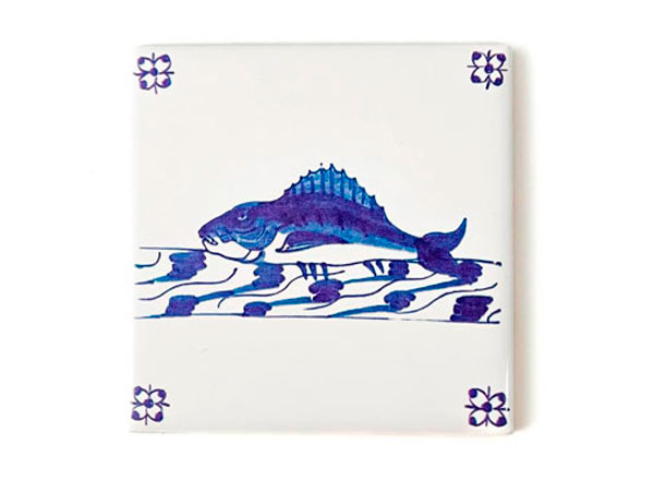 Изразец Голландский. Рыба 2