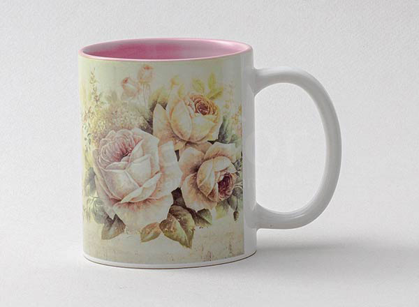 Mug Provence. Three roses Standard