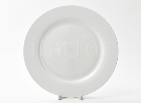Plate shallow Undecorated