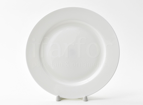 Plate shallow Undecorated