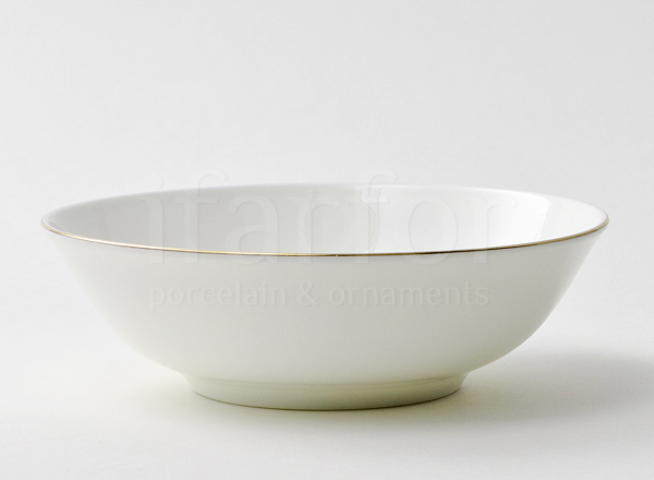 Salad bowl Gold edging STOPPARD Standard
