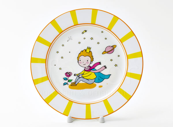 Plate dessert Little Prince. Citric