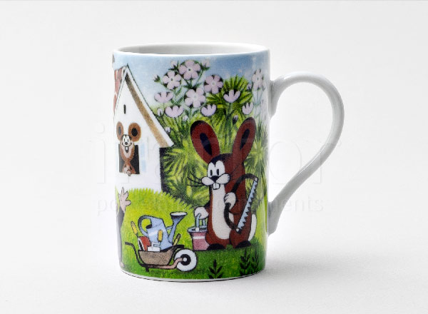 Mug Childrens plot. Mole and hedgehog THUN