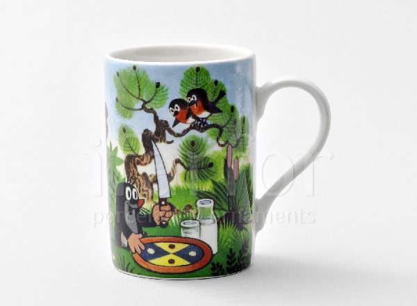 Mug Childrens plot. Mole and bears THUN