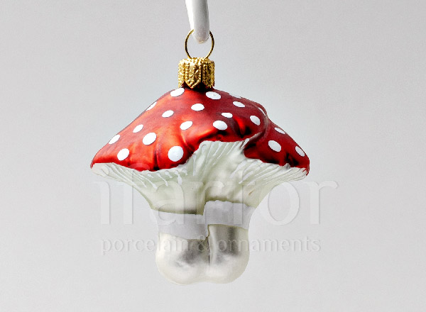 Елочная игрушка Грибы. Мухоморы