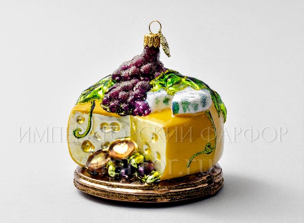 Christmas tree toy Cheese with fruit