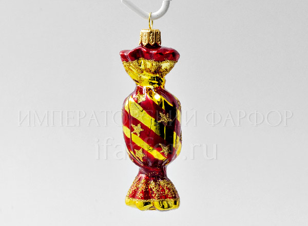 Christmas tree toy Square candy Candy. Stripes