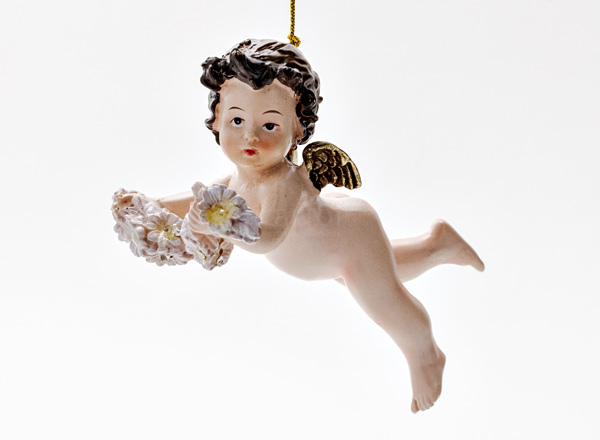 Christmas tree toy Angel with wreath 2