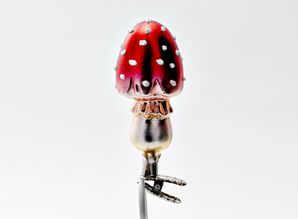 Елочная игрушка Грибы. Везучий гриб