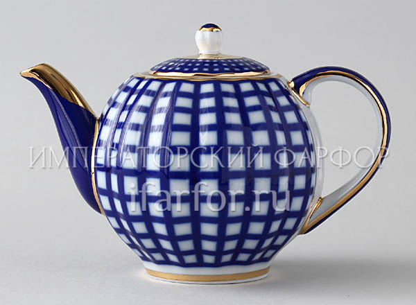 Teapot brewing Cobalt cell Tulip