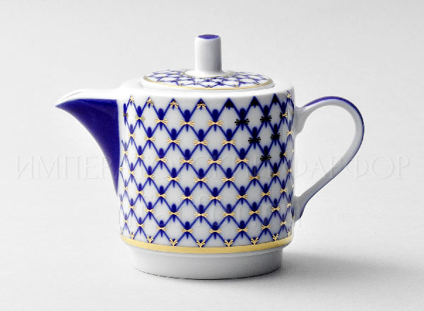 Teapot brewing Cobalt net Solo