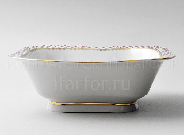 Salad bowl 6 portion. Square Net-Blues Youth