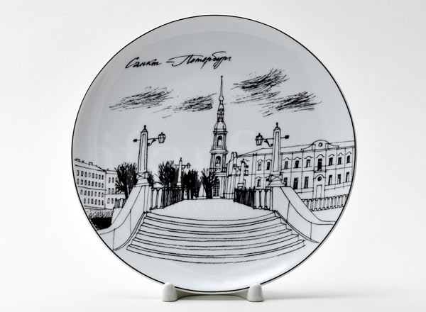 Plate decor. SPb. Chapel of St. Nicholas Cathedral